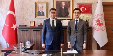 Vali Şefik Aygöl, Gölpazarı Kaymakamı Tahir Ardal ile bir araya geldi