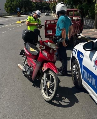 Vize’de eş zamanlı trafik denetimi