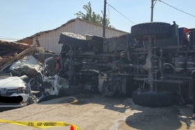 Yangına müdahaleye giden orman arazözü kazaya karıştı: 3 kişi yaralandı