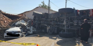 Yangına müdahaleye giden orman arazözü kazaya karıştı: 3 kişi yaralandı