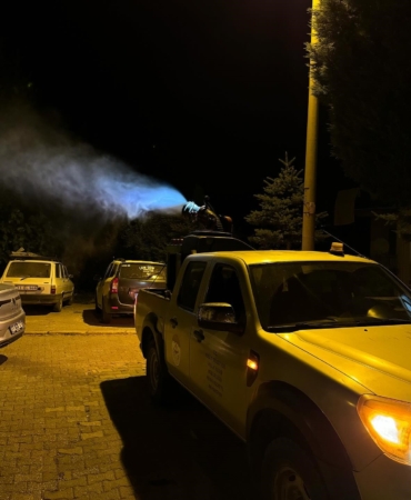 Yaz aylarında artan sivrisineklere karşı ilaçlama çalışmaları