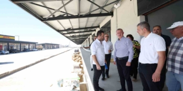 Yeni hal binası yükseliyor