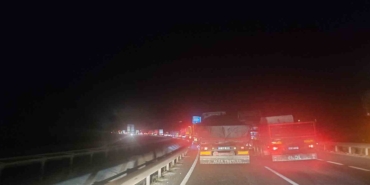 Yol çalışması sürücüleri isyan ettirdi, 10 kilometrelik araç konvoyu oluştu