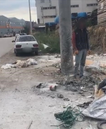 Zabıta çevreyi kirletenlere mıntıka temizliği yaptırdı