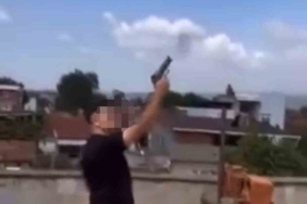 14 yaşındaki çocuk havaya defalarca ateş açtı