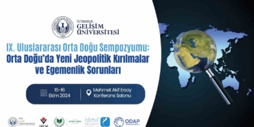 9. Uluslararası Orta Doğu Sempozyumu gerçekleştirilecek