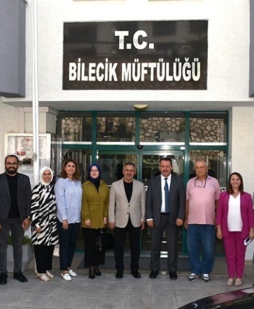 AK Parti İl Başkanı Yıldırım, Müftü Dilek ile bir araya geldi