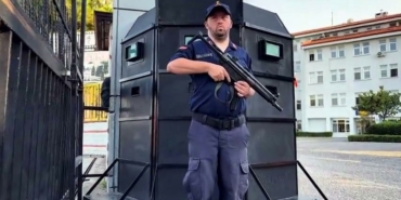 Almanya’da yaşayan özel gereksinimli genç hayalini kurduğu askerlik görevini memleketinde yerine getirdi