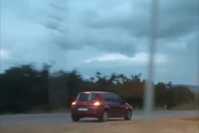 Anayolda ters yönde kilometrelerce son sürat ilerledi