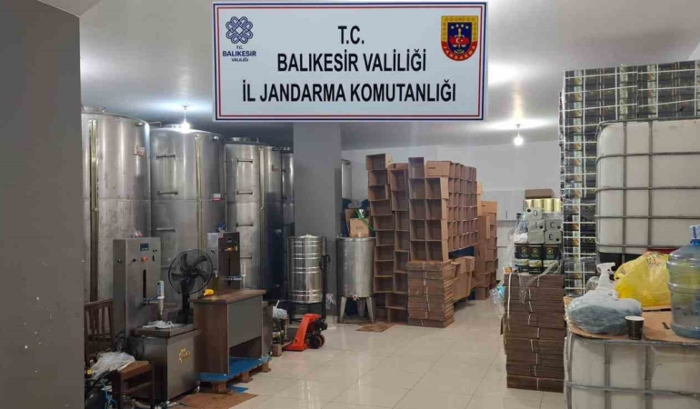Balıkesir’de yaklaşık 20 ton sahte zeytinyağı ele geçirildi