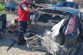 Balıkesir’de zincirleme trafik kazası: 4 yaralı