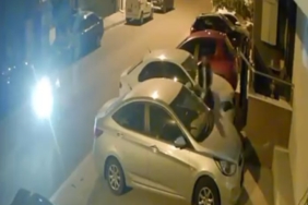 Balkonda kurumaya bırakılan kıyafetler böyle çalındı