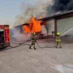 Bandırma Yeni Sanayi Sitesi’nde korkutan yangın