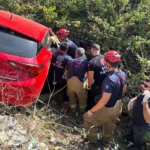 Bandırma’da otomobil şarampole uçtu: 1 yaralı