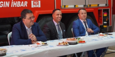 Başkan Yardımcısı Çobanoğlu, itfaiyeciler bir araya geldi