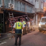 Beşiktaş Belediyesi işgalleri kaldırmaya devam ediyor