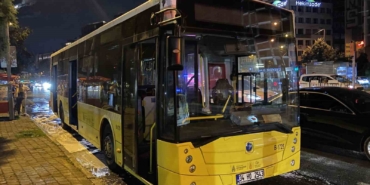 Beyoğlu’nda İETT otobüsünde korkutan yangın