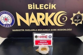 Bilecik’te adliye otoparkında hareketli dakikalar yaşandı