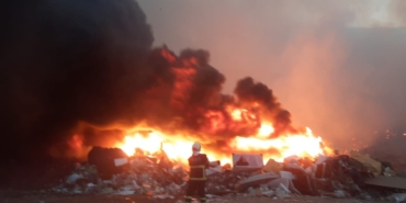 Bilecik’te çöplük yangını