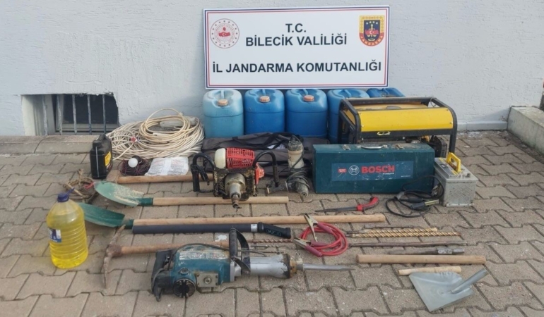 Bilecik’te definecilere suçüstü