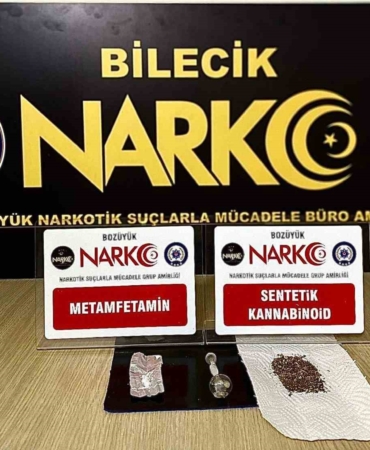Bilecik’te durdurulan şüpheli araçta uyuşturucu madde ele geçirildi