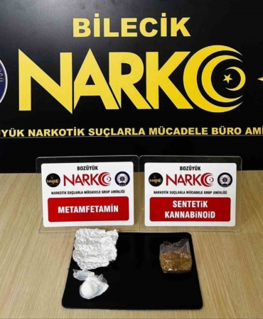 Bilecik’te şehirlerarası otobüste uyuşturucu alarmı