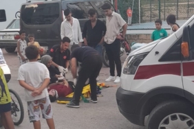 Bilecik’te seyir halinde devrilen motosiklet sürücüsü yaralandı