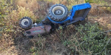 Bilecik’te traktör şarampole yuvarlandı: 1 ölü