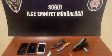 Bilecik’te yakalanan şüphelinin üstünden adeta cephanelik çıktı