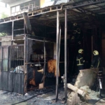 Büfede başlayan yangın mobilya imalathanesine sıçradı