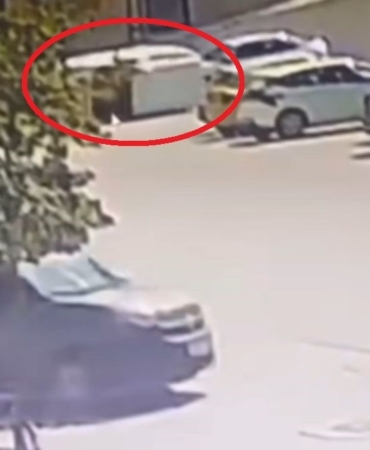 Bursa’da bir garip kaza.. Bir anda takla attı