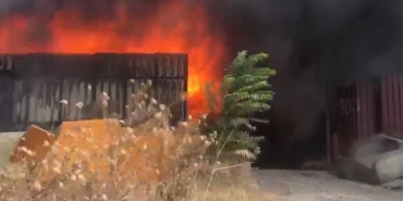 Bursa’da geri dönüşüm tesisinde yangın