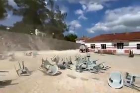 Bursa’da hortum paniği yaşandı