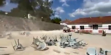 Bursa’da hortum paniği yaşandı