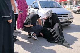 Bursa’da otomobilin çarptığı yaya yaralandı