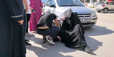 Bursa’da otomobilin çarptığı yaya yaralandı