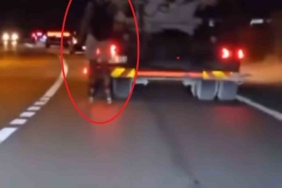 Bursa’da patenli gencin tehlikeli yolculuğu kamerada