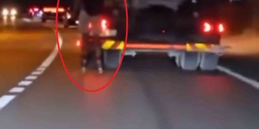 Bursa’da patenli gencin tehlikeli yolculuğu kamerada