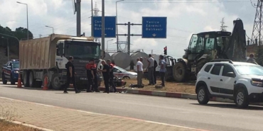 Çanakkale Çan’da kamyon ile motosiklet çapıştı: 1 ağır yaralı