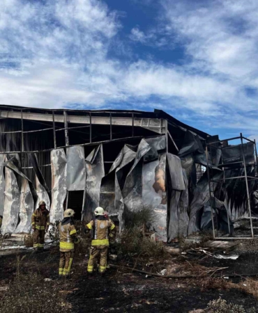 Çatalca’da fabrika yangın paniği