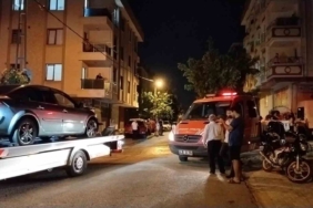 Çekmeköy’de çarpışan iki araçtan birisi yandı