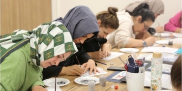 Çini sanatı atölyesi geniş kitlelere ulaşıyor