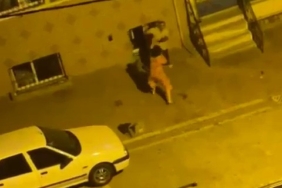 Çocuklarının velayetinde anlaşamayan çift, sokak ortasında birbirine girdi