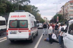 Çorlu’da motosiklet yayaya çarptı: 2 yaralı