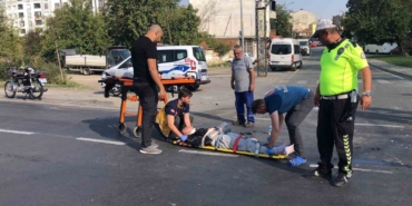 Çorlu’da trafik kazası: 1 yaralı