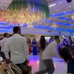 Düğün salonuna patlayıcı maddenin atıldığı anlar kamerada