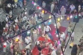 Düğünde ortalık savaş alanına döndü; O anlar kamerada