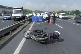 E-5 karayolunda ölümlü motosiklet kazası