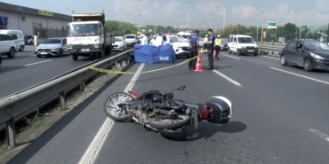 E-5 karayolunda ölümlü motosiklet kazası