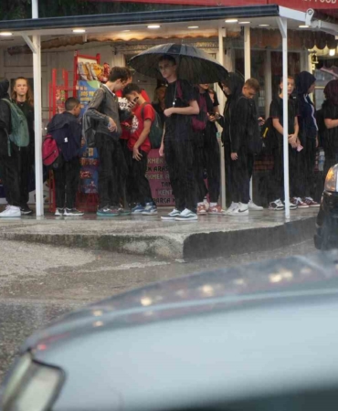Edirne’de sağanak yağış